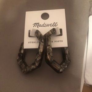 NWT MADEWELL sterling silver earrings
